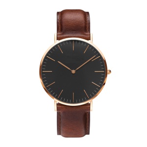 Watches Women Fashion Watch 2016 Rose Gold Casual Quartz Watch Leather Strap Men Watches Relogio Feminino Mas